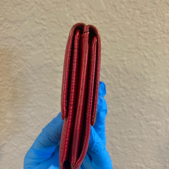 COPY - Louis Vuitton Epi Red Leather Elise Bifold Vintage Wallet datecode SP1915 - Picture 7 of 10